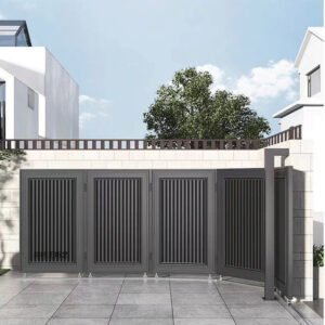 aluminum slide gate with opener