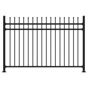 aluminum industrial fence