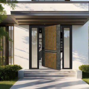 aluminum pivot door